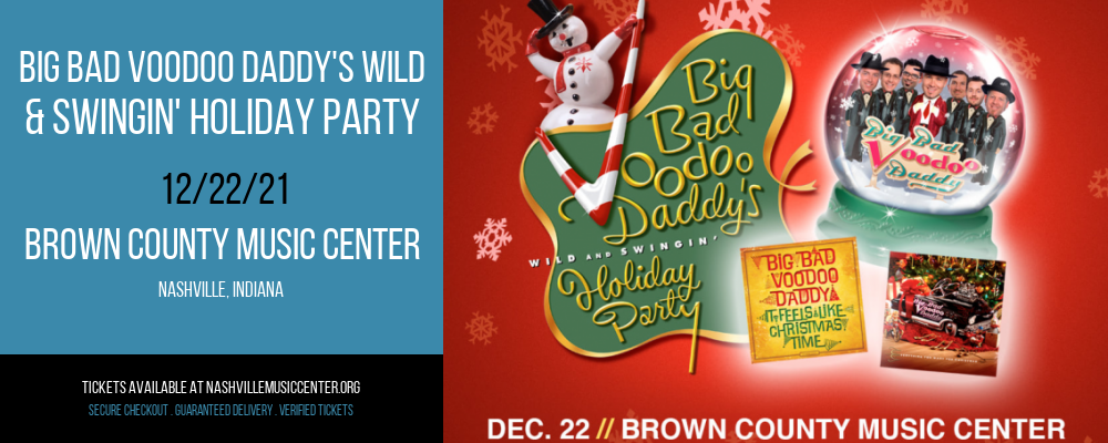 Big Bad Voodoo Daddy's Wild & Swingin' Holiday Party at Brown County Music Center tickets Big Bad Voodoo Daddy's Wild & Swingin' Holiday Party at Brown County Music Center