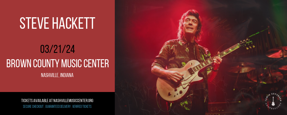 Steve Hackett at Brown County Music Center