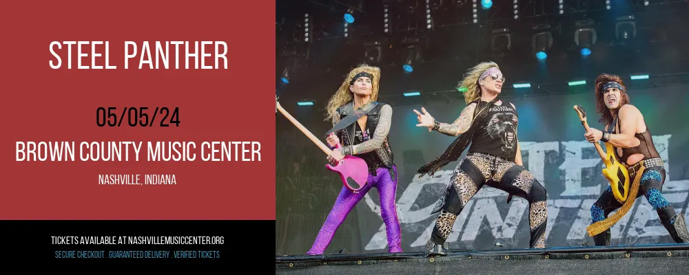 Steel Panther at Brown County Music Center