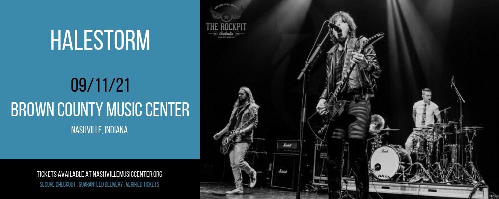 Halestorm at Brown County Music Center tickets Halestorm at Brown County Music Center