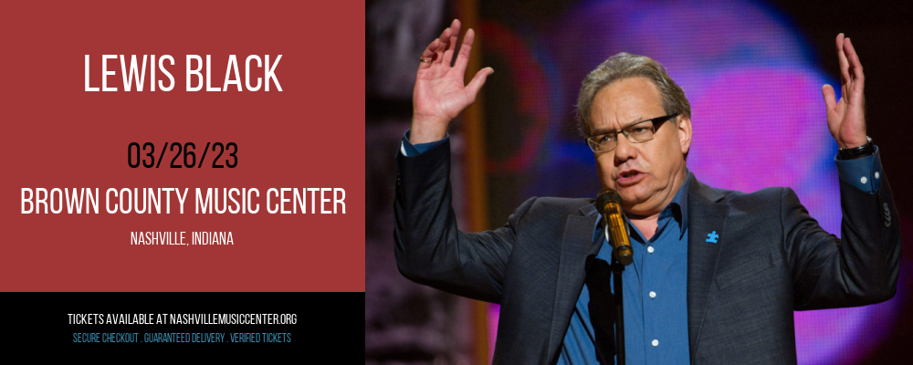 Lewis Black at Brown County Music Center