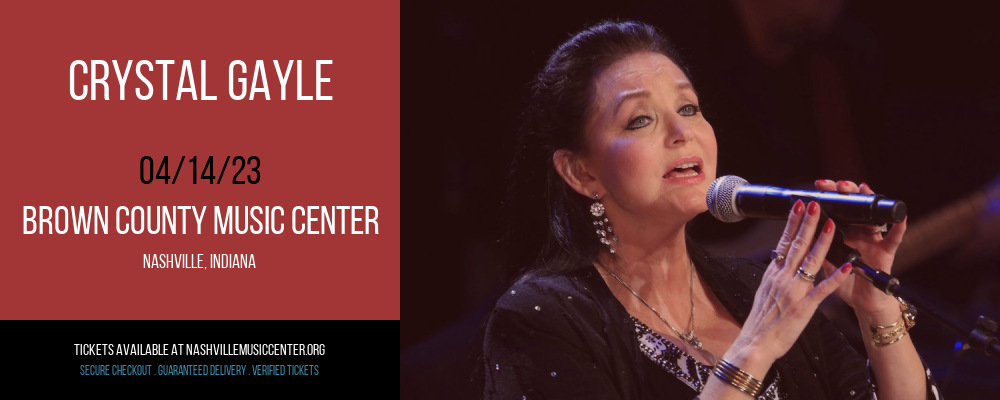 Crystal Gayle at Brown County Music Center