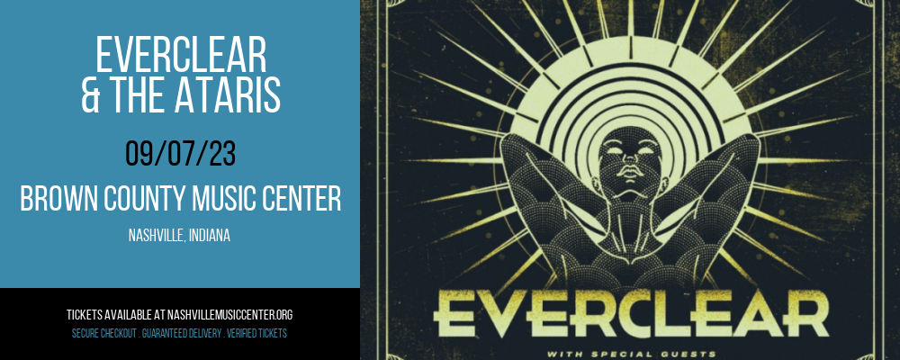 Everclear & The Ataris at Brown County Music Center tickets Everclear & The Ataris at Brown County Music Center