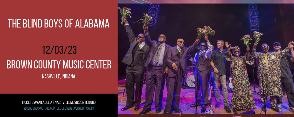 The Blind Boys of Alabama at Brown County Music Center