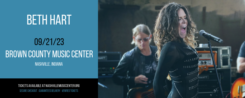 Beth Hart [POSTPONED] at Brown County Music Center