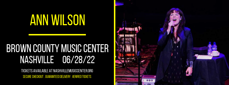 Ann Wilson [CANCELLED] at Brown County Music Center