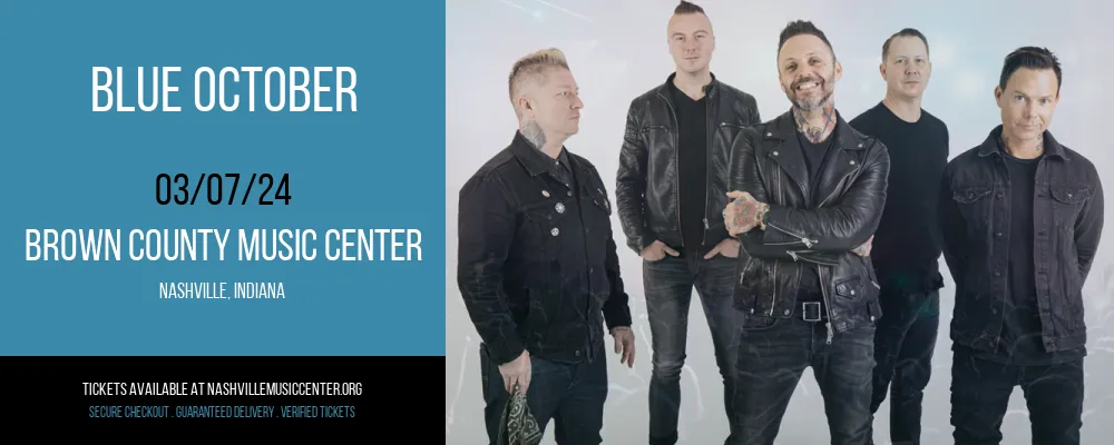 Blue October at Brown County Music Center