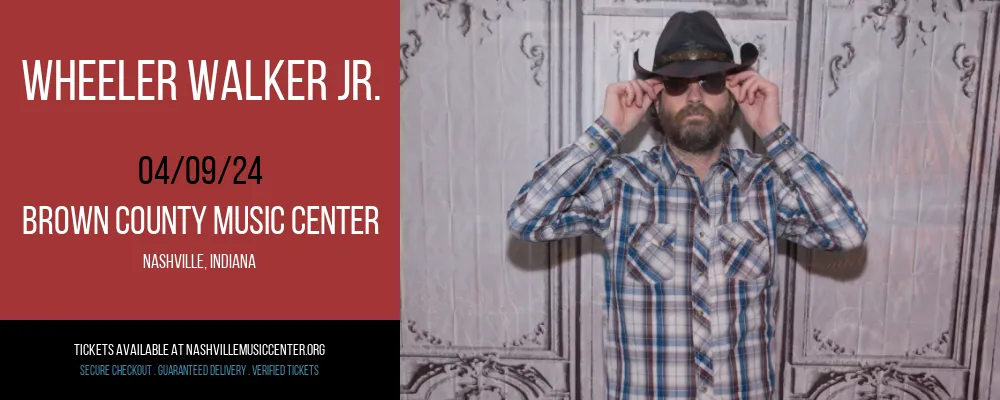 Wheeler Walker Jr. at Brown County Music Center