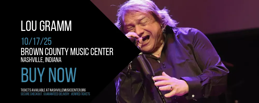 Lou Gramm at Brown County Music Center