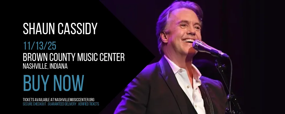 Shaun Cassidy at Brown County Music Center